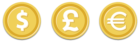 Popular currencies